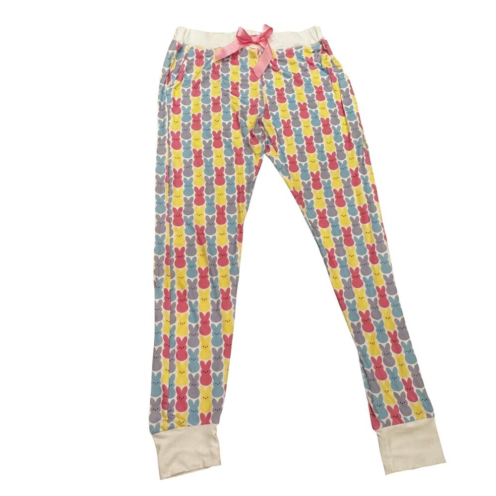 NWOT Jordann Jammies Bunny Print Pajama Set L | Super Soft Lounge Sleepwear - Picture 7 of 14